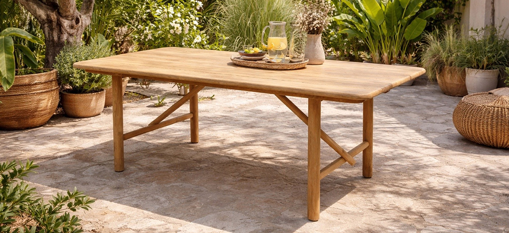 Tuintafel Palo - buitentafel van grecycled teakhout